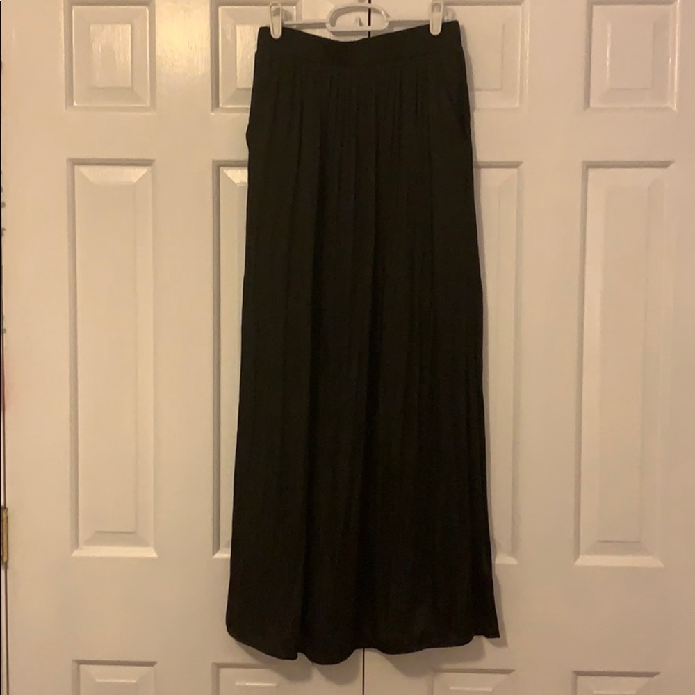 H&M Satin Maxi Skirt
